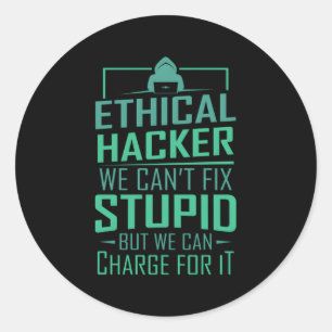 Adesivo Hacker Programmer Coding Hacker Ethical Hacker