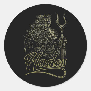 Adesivo Hades, Deus Grego - Hero Costume Treinando Deus da