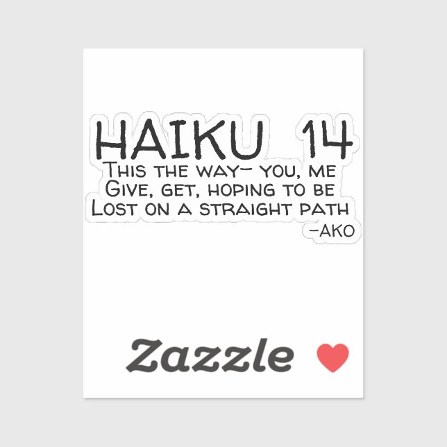 ADESIVO HAIKU 14 (Folha)