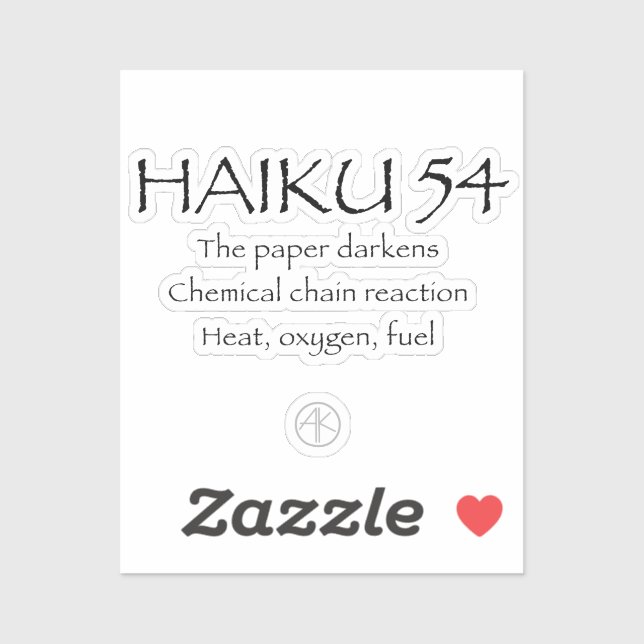 ADESIVO HAIKU 54 (Folha)