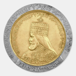 Adesivo Haile Selassie I ELE Jah Rastafari Rasta Jah Abenç