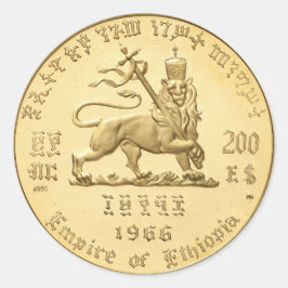 Adesivo Haile Selassie império of Ethiopia Rasta bordador