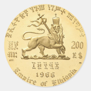 Adesivo Haile Selassie império of Ethiopia Rasta bordador