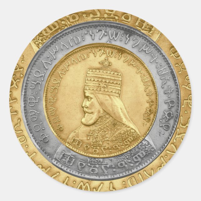 Adesivo Haile Selassie Jah Rastafari Reggae Rasta Roots  (Frente)