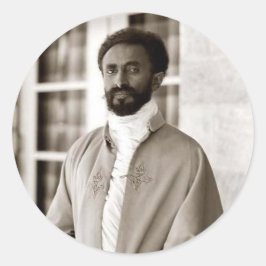 Adesivo Haile Selassie - Messiah Jah Rastafari bordador -