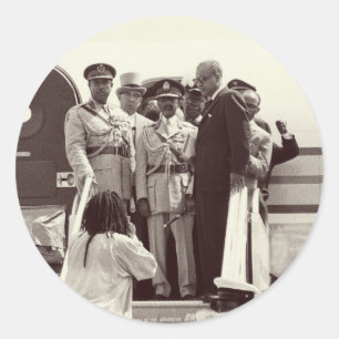 Adesivo Haile Selassie - Messiah Jah Rastafari bordador -