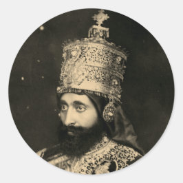 Adesivo Haile Selassie - Messiah Jah Rastafari bordador -