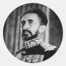 Adesivo Haile Selassie - Messiah Jah Rastafari bordador -