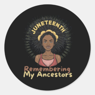 Adesivo Hair Black Woman Lembrando Meus Ancestrais -junete