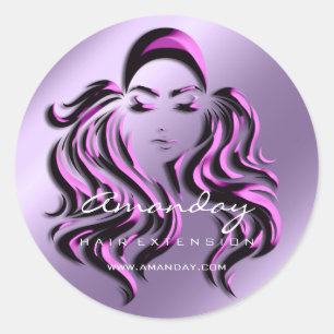 Adesivo Hair Lash Extension Stylist Makeup Artie Violet