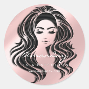 Adesivo Hair Lash Extension Stylist Makeup Honey Pink VIP