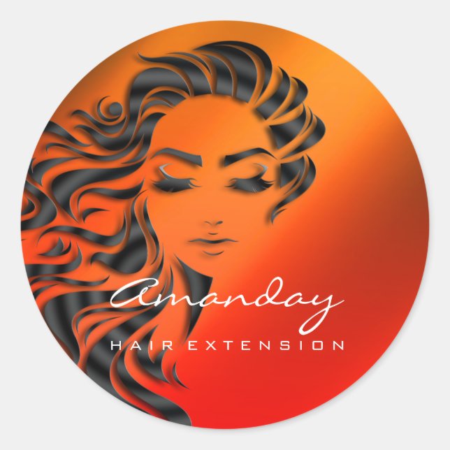 Adesivo Hair Lashes Extensão Stylist Makeup Honey Red (Frente)