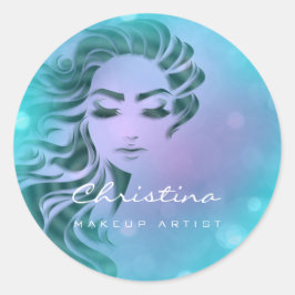 Adesivo Hair Stylist Makeup Artist Water Eyelash Violet