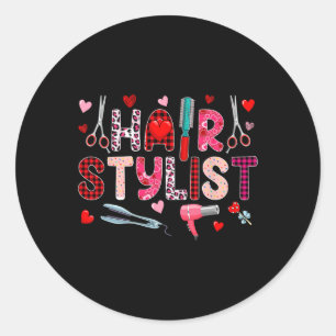 Adesivo Hair Stylist Tools Dia de os namorados Leopard Cut