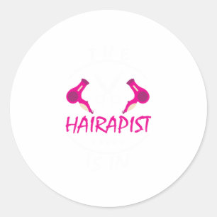 Adesivo Hairdresser Engraçado Hairstylist Oferece o Hairap
