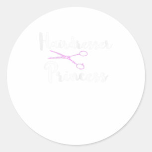 Adesivo Hairdresser Princess Hairstylist Hair Salon Hairg