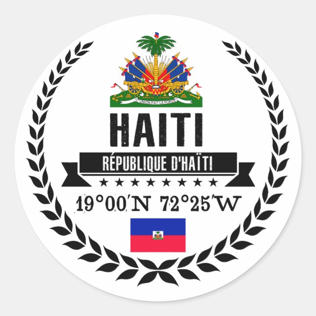 Adesivo Haiti (Frente)