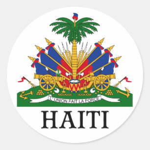 Adesivo HAITI - emblema/brasão/bandeira/símbolo