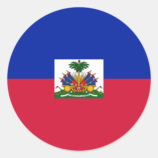 Adesivo Haiti flag  (Frente)