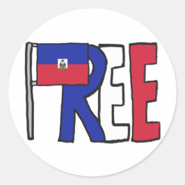 Adesivo Haiti livre