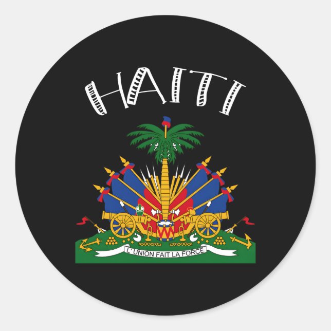 Adesivo Haiti pequeno (Frente)