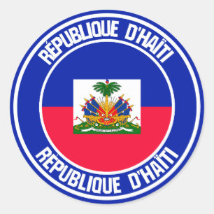 Adesivo Haiti Round Emblem