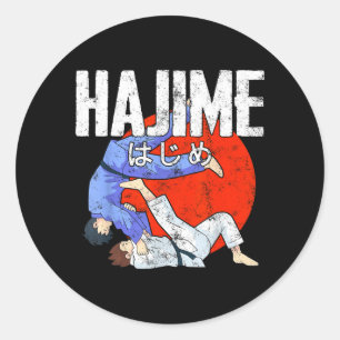 Adesivo Hajime Judo Divertido Esportes Artes Marciais Japo