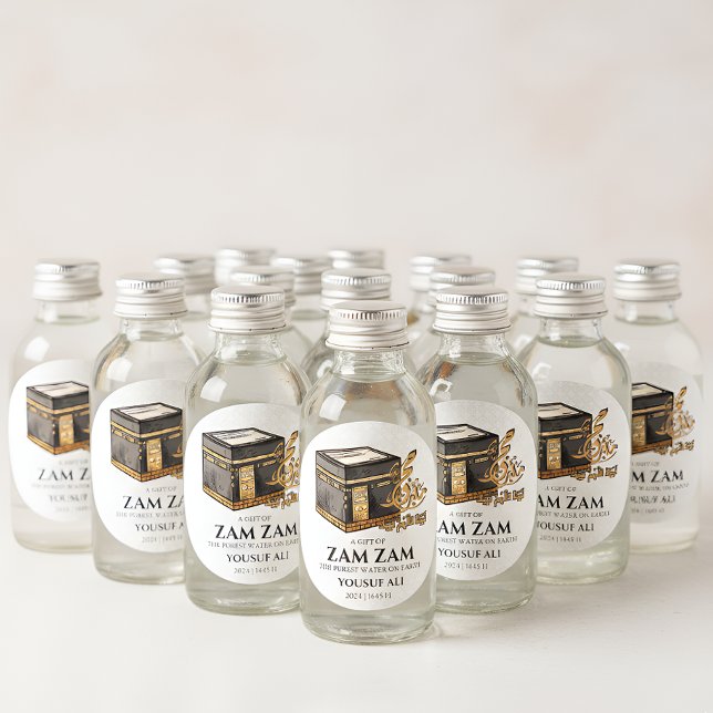 ADESIVO HAJJ MABRUR PERSONALIZADO VESTIDO E RÓTULO PARA HA (Criador carregado)