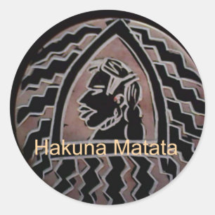 Adesivo Hakuna Matata Bongo Flavor.