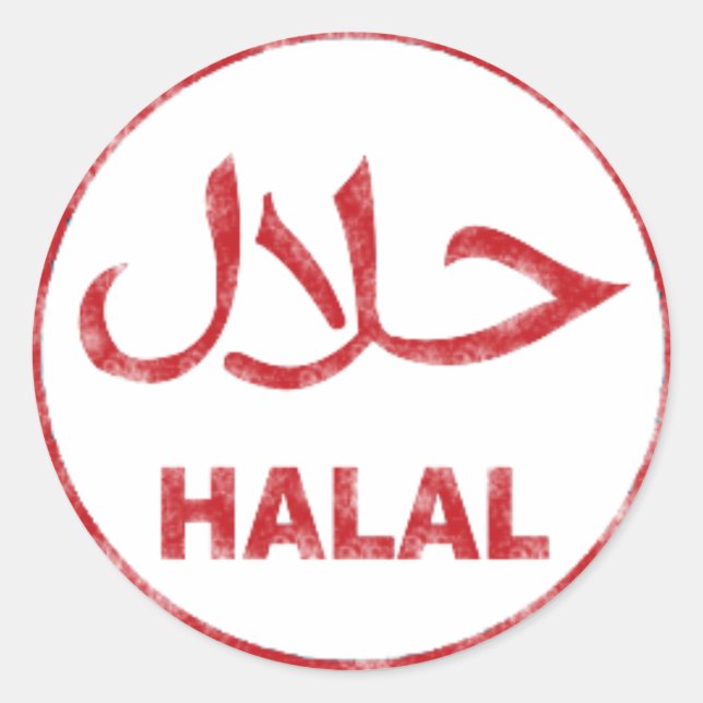 Adesivo halal (Frente)