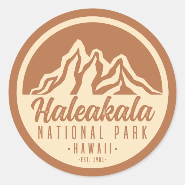 Adesivo Haleakala National Park Hawaii (Frente)