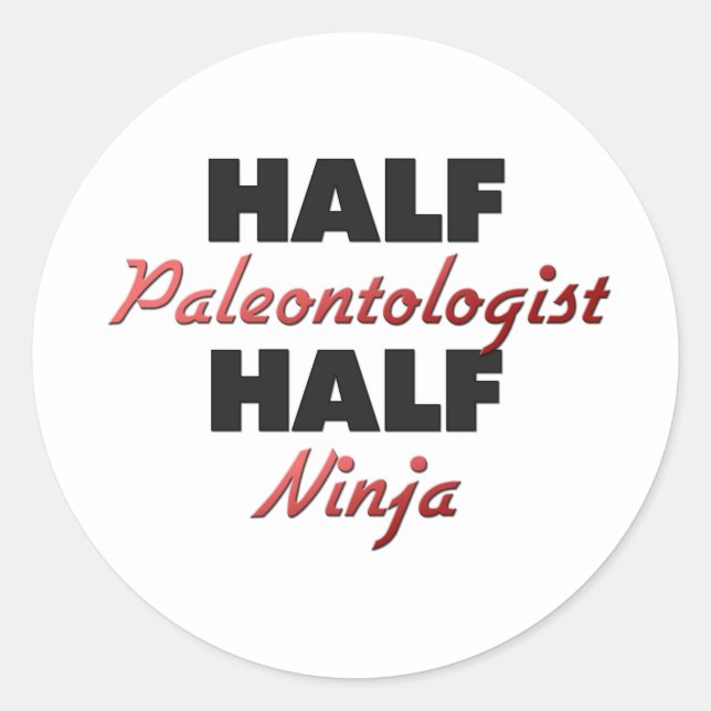 Adesivo Half Paleontologista Half Ninja (Frente)