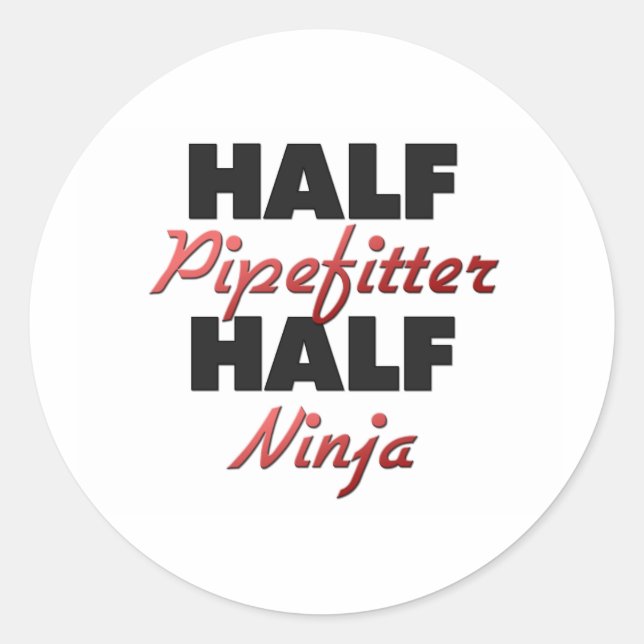 Adesivo Half Pipefitter Half Ninja (Frente)