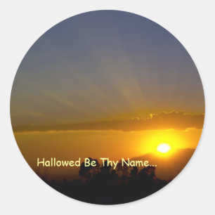 Adesivo Hallowed seja Thy nome