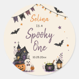 Adesivo Halloween 1st Birthday Girls Ghost