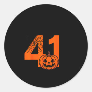 Adesivo Halloween 41 Quarenta e Um Quatro Meme Gíria Anive
