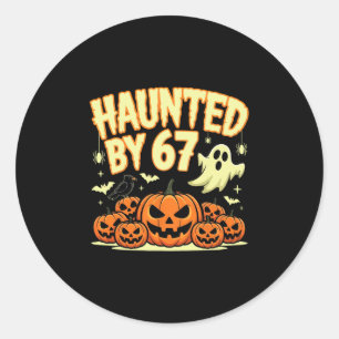 Adesivo Halloween Assombrado 67 Seis Sete Meme 1 (13)