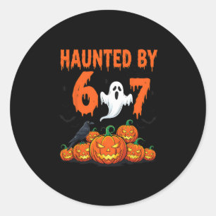 Adesivo Halloween Assombrado 67 Seis Sete Meme 1 (19) 