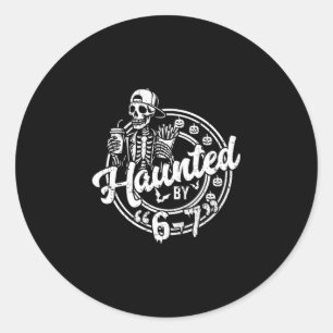 Adesivo Halloween Assombrado 67 Seis Sete Meme 1 (2)