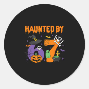 Adesivo Halloween Assombrado 67 Seis Sete Meme 1 (4)