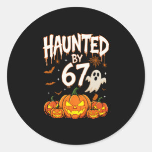 Adesivo Halloween Assombrado 67 Seis Sete Meme 1 (7)