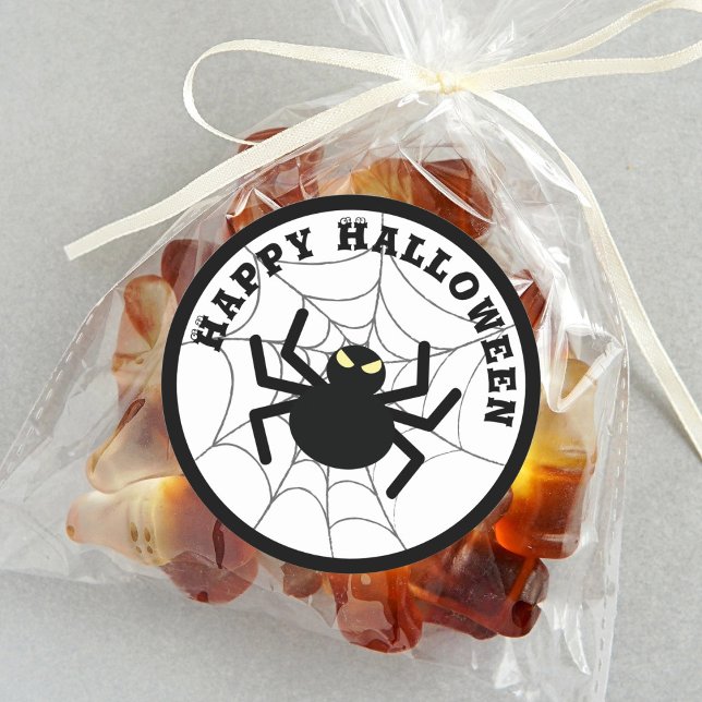 Adesivo Halloween Assustador Preto Assustador, Aranha Irri (Criador carregado)