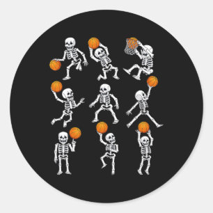 Adesivo Halloween Basball Skeletons Dunbble Boy