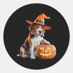Adesivo Halloween Beagle Para Cachorros Amantes Encantador