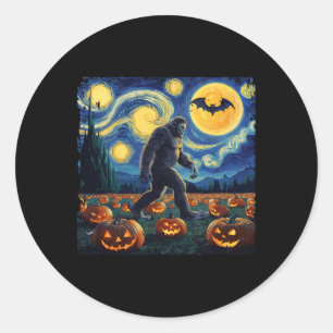 Adesivo Halloween Bigfoot Starry Night Van Gogh