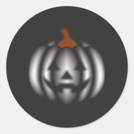 Adesivo Halloween black pumpkin 