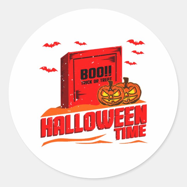 Adesivo Halloween Boo (Frente)