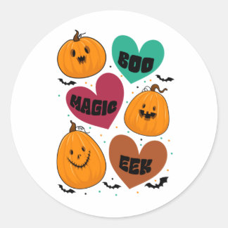 Adesivo Halloween Boo Magic Eek Aniversário
