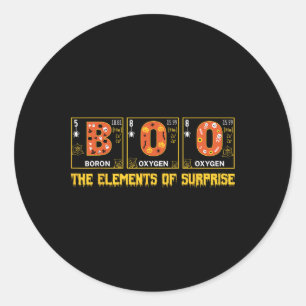 Adesivo Halloween Boo School Chemistry Nerd Physics Pumpki