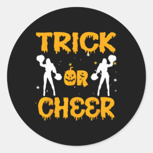 Adesivo Halloween Cheerhead Funny Cheerleader C